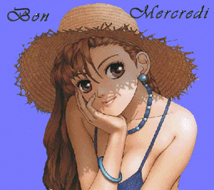 Gif animé Bon mercredi fille